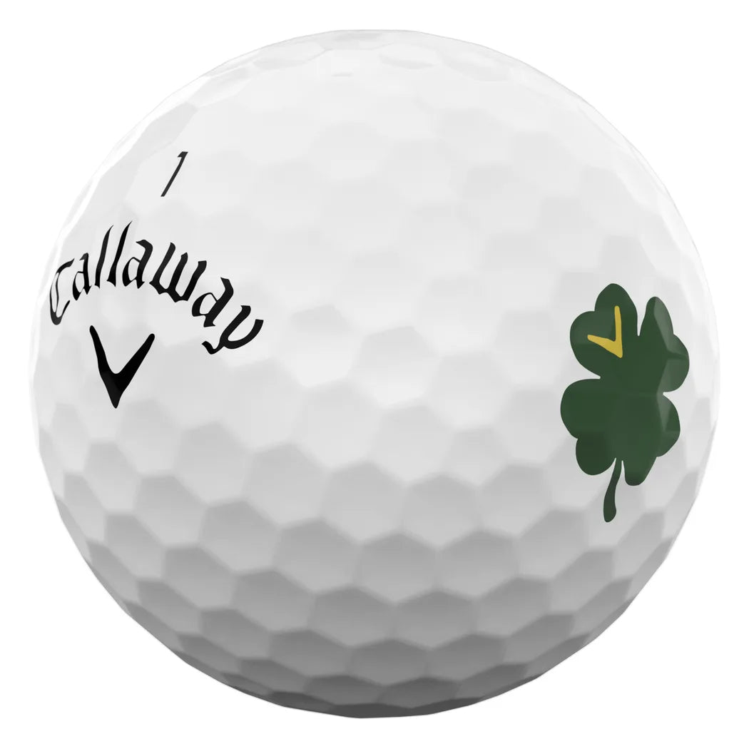 Callaway Supersoft Lucky Golfball Hvit