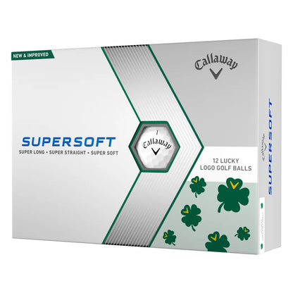 Callaway Supersoft Lucky Golfball Hvit