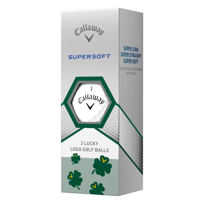 Callaway Supersoft Lucky Golfball Hvit