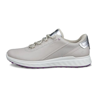 ECCO Golf S-Casual Lace WP Dame Gravel/Silver