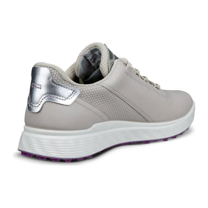 ECCO Golf S-Casual Lace WP Dame Gravel/Silver