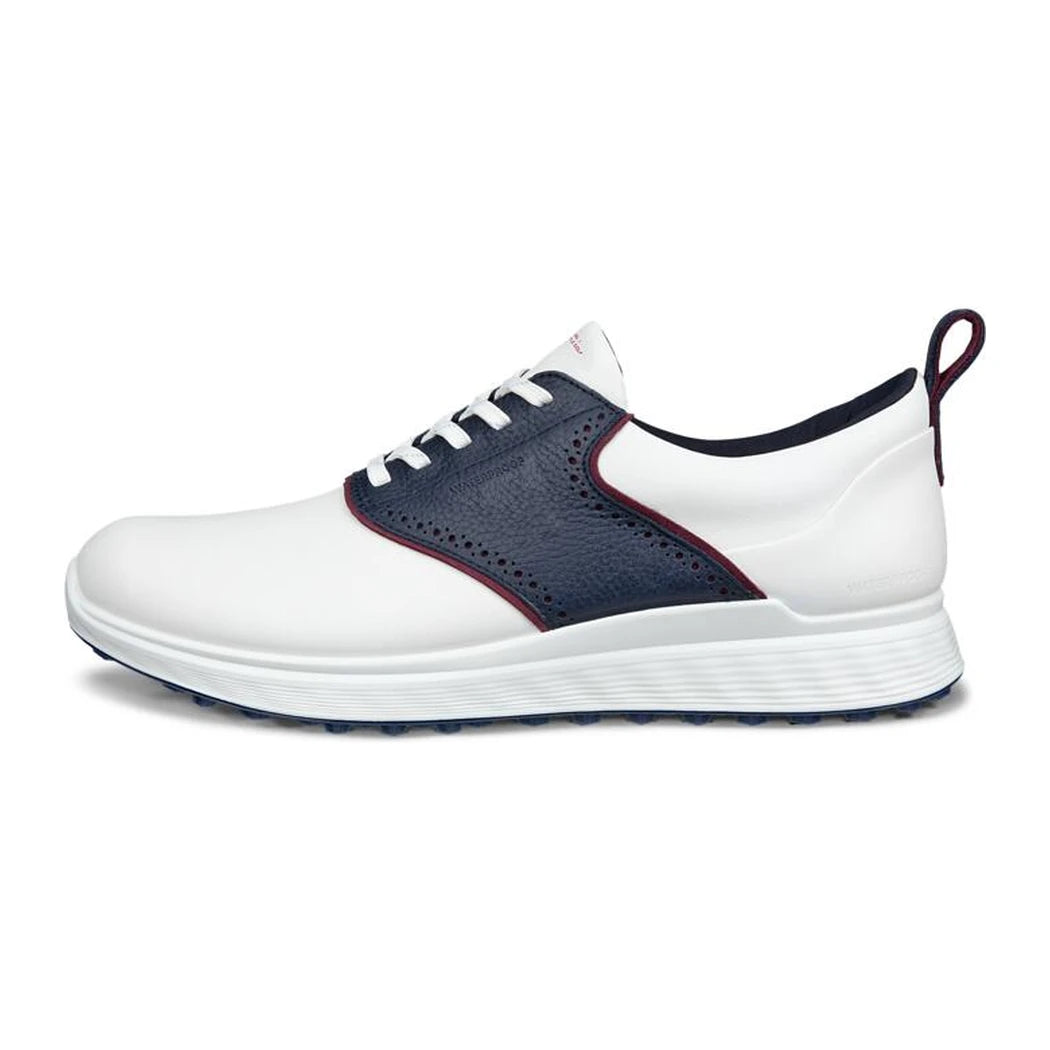 ECCO Golf S-Casual Lace WP Herre Hvit/Marine