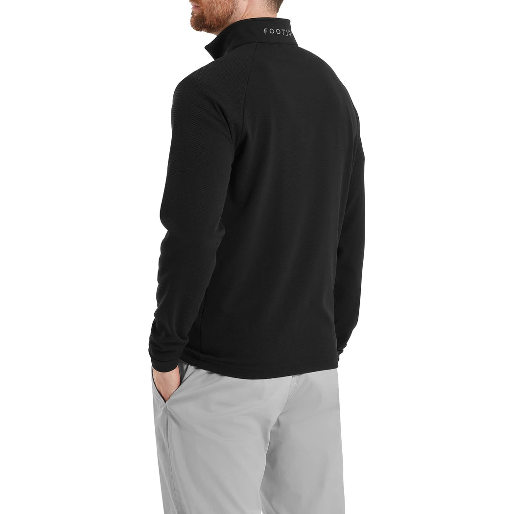 FootJoy FJ Wordmark Chill-Out Genser Herre Sort