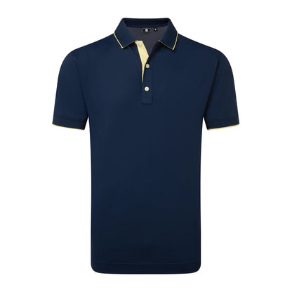 FootJoy FJ Wordmark Pique Herre Navy