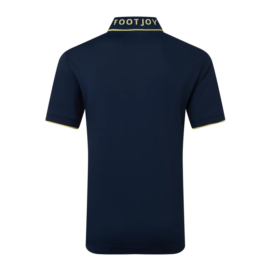 FootJoy FJ Wordmark Pique Herre Navy