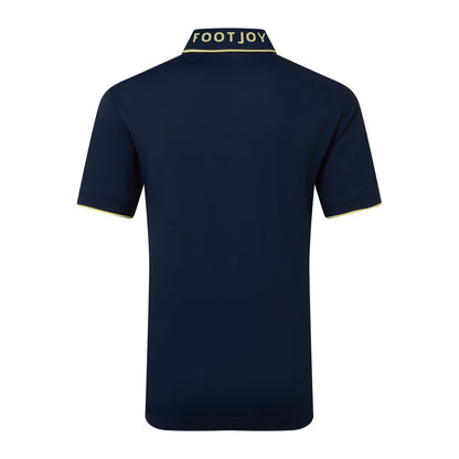 FootJoy FJ Wordmark Pique Herre Navy