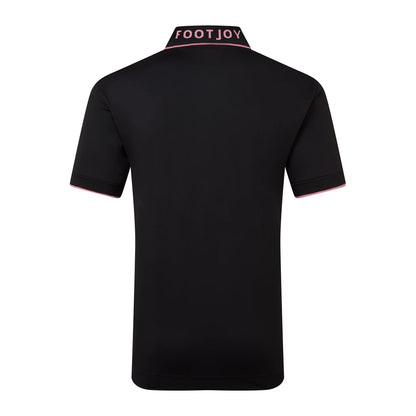 FootJoy FJ Wordmark Pique Herre Sort