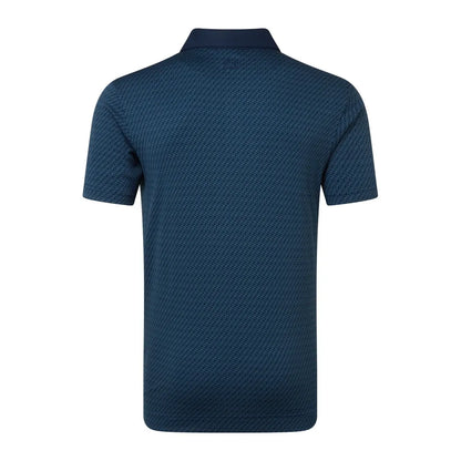 FootJoy Star Geo Jacquard Pique Herre Navy
