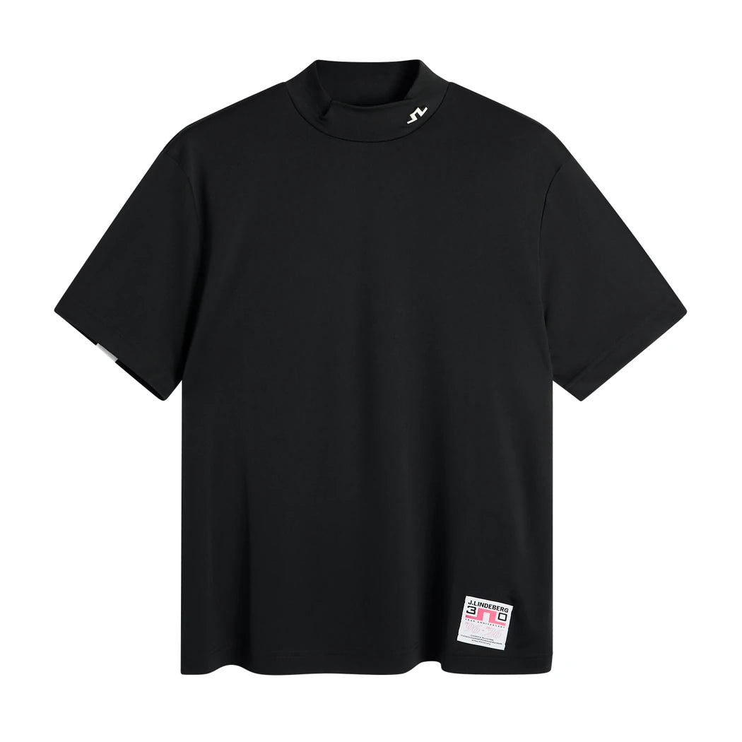 J.Lindeberg 30Y Rory KV Mock Neck Herre Sort