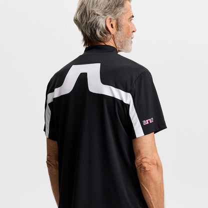 J.Lindeberg 30Y Rory KV Mock Neck Herre Sort