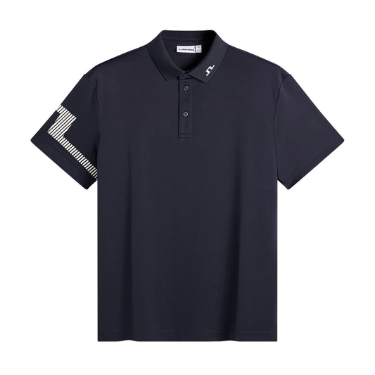 J.Lindeberg Heath Pique Herre Navy