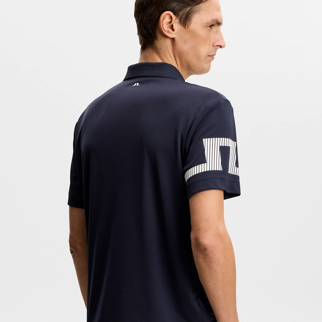 J.Lindeberg Heath Pique Herre Navy