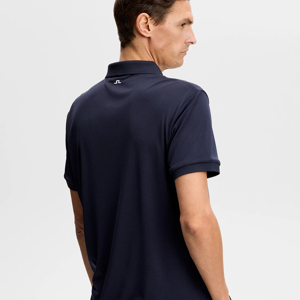 J.Lindeberg Tour Tech Pique Herre Navy