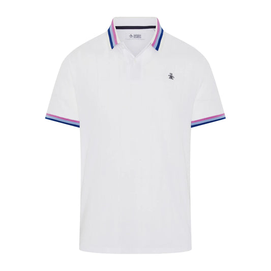 Original Penguin Performance Terry Pique Herre Hvit