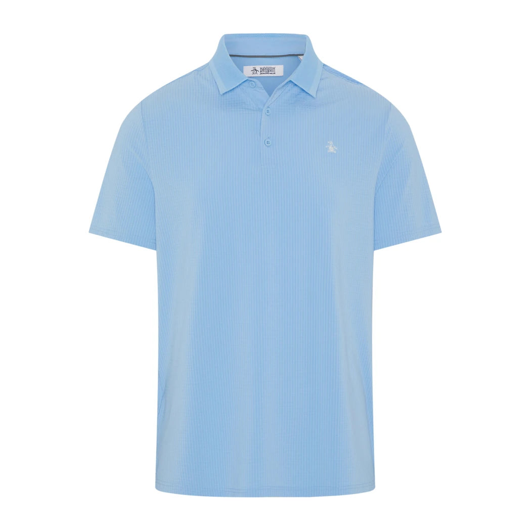 Original Penguin Seersucker Drivers Pique Herre Blå