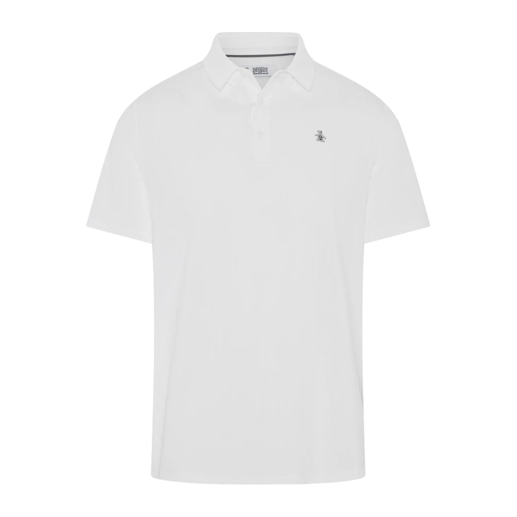 Original Penguin Seersucker Drivers Pique Herre Hvit