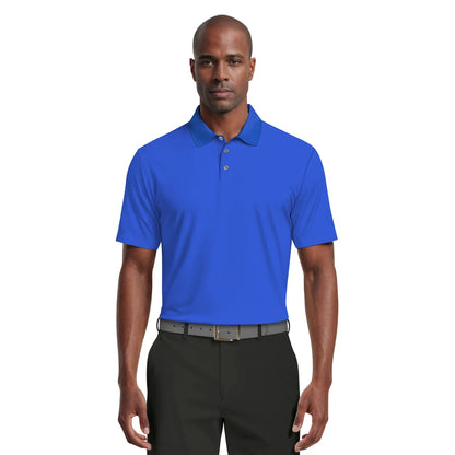 PGA Tour Airflux Solid Performance Pique Herre Blå