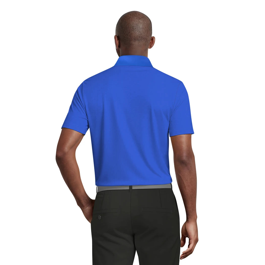 PGA Tour Airflux Solid Performance Pique Herre Blå