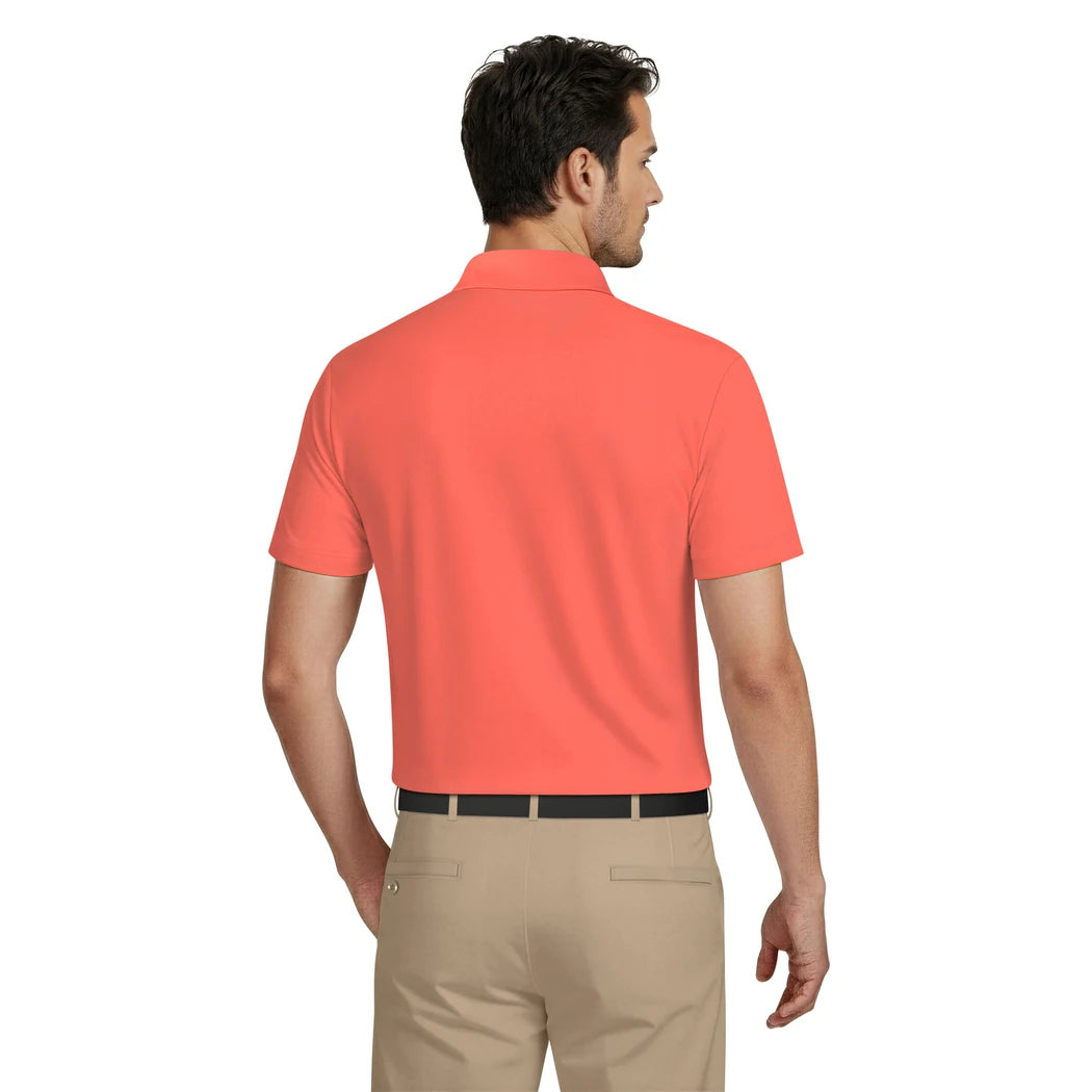 PGA Tour Airflux Solid Performance Pique Herre Cayenne