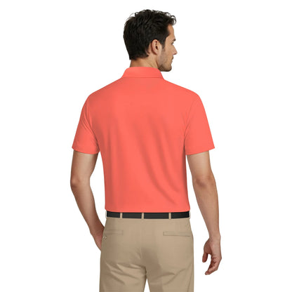 PGA Tour Airflux Solid Performance Pique Herre Cayenne