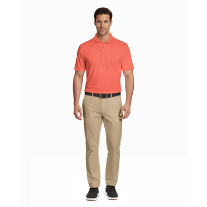 PGA Tour Airflux Solid Performance Pique Herre Cayenne
