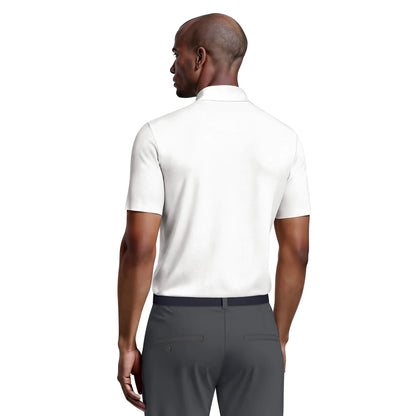 PGA Tour Airflux Solid Performance Pique Herre Hvit