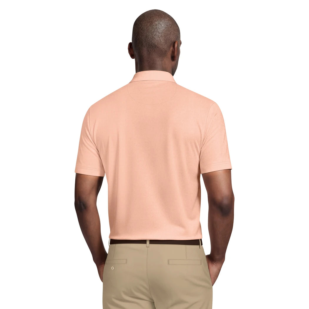 PGA Tour Airflux Solid Performance Pique Herre Impatiens Pink