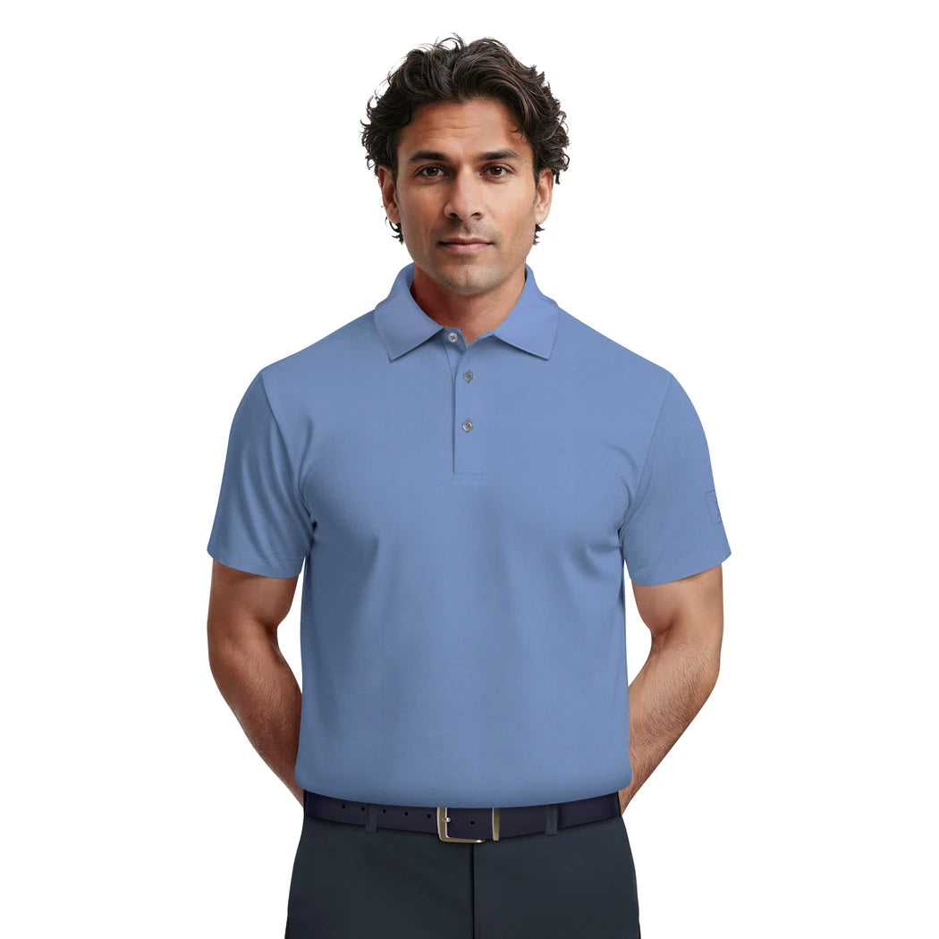 PGA Tour Airflux Solid Performance Pique Herre Top O The Morning