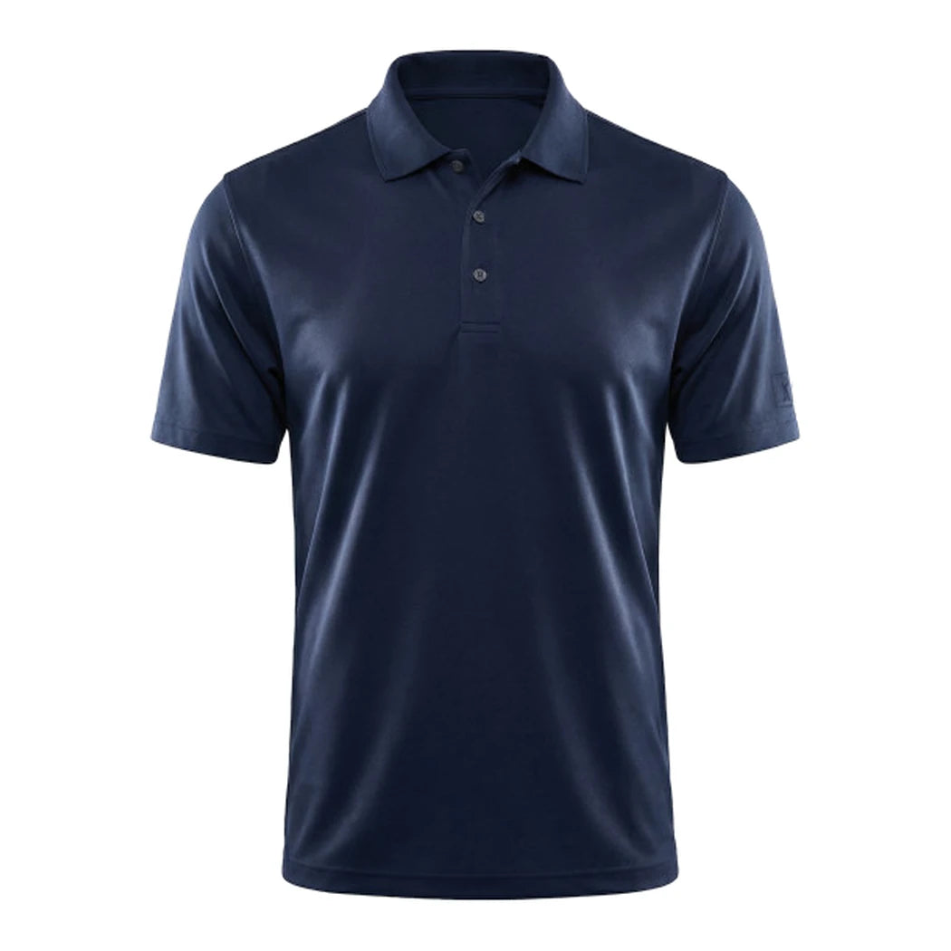 PGA Tour Airflux Solid Performance Pique Herre Navy