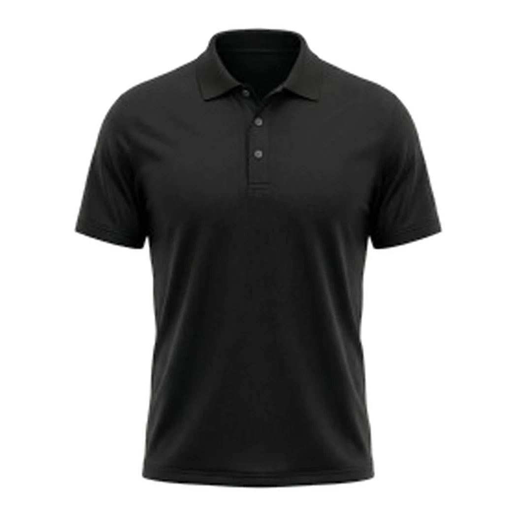 PGA Tour Airflux Solid Performance Pique Herre Sort