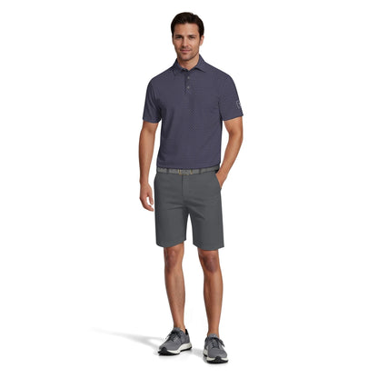 PGA Tour Essential Geo Print Pique Herre Navy