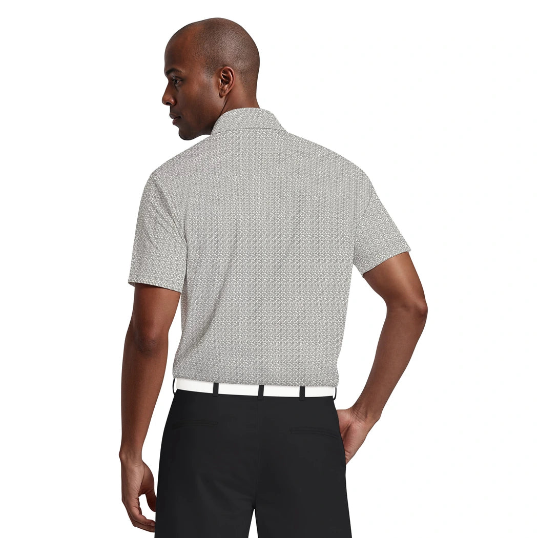 PGA Tour Essential Golf Flag Pique Herre Grå
