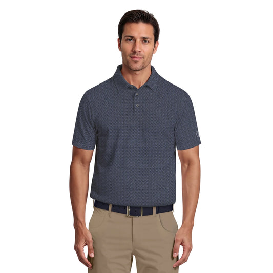 PGA Tour Essential Golf Flag Pique Herre Navy