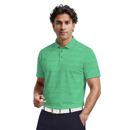 PGA Tour Jaspe Airflux Pique Herre Grønn