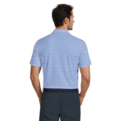 PGA Tour Jaspe Airflux Pique Herre Lyseblå