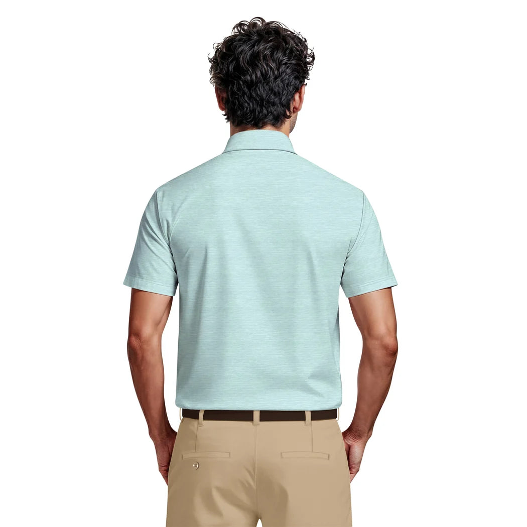 PGA Tour Jaspe Airflux Pique Herre Starlight