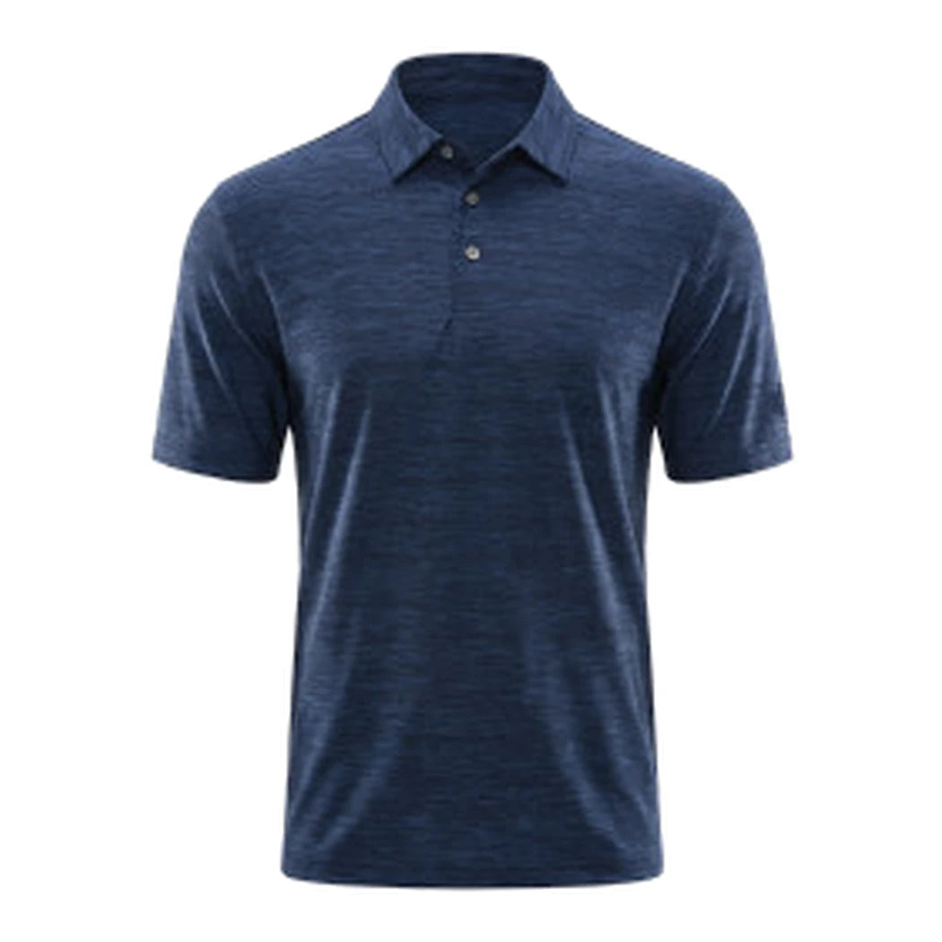 PGA Tour Jaspe Airflux Pique Herre Navy