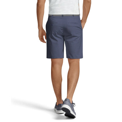 PGA Tour Linear Geo Print Shorts Herre Navy