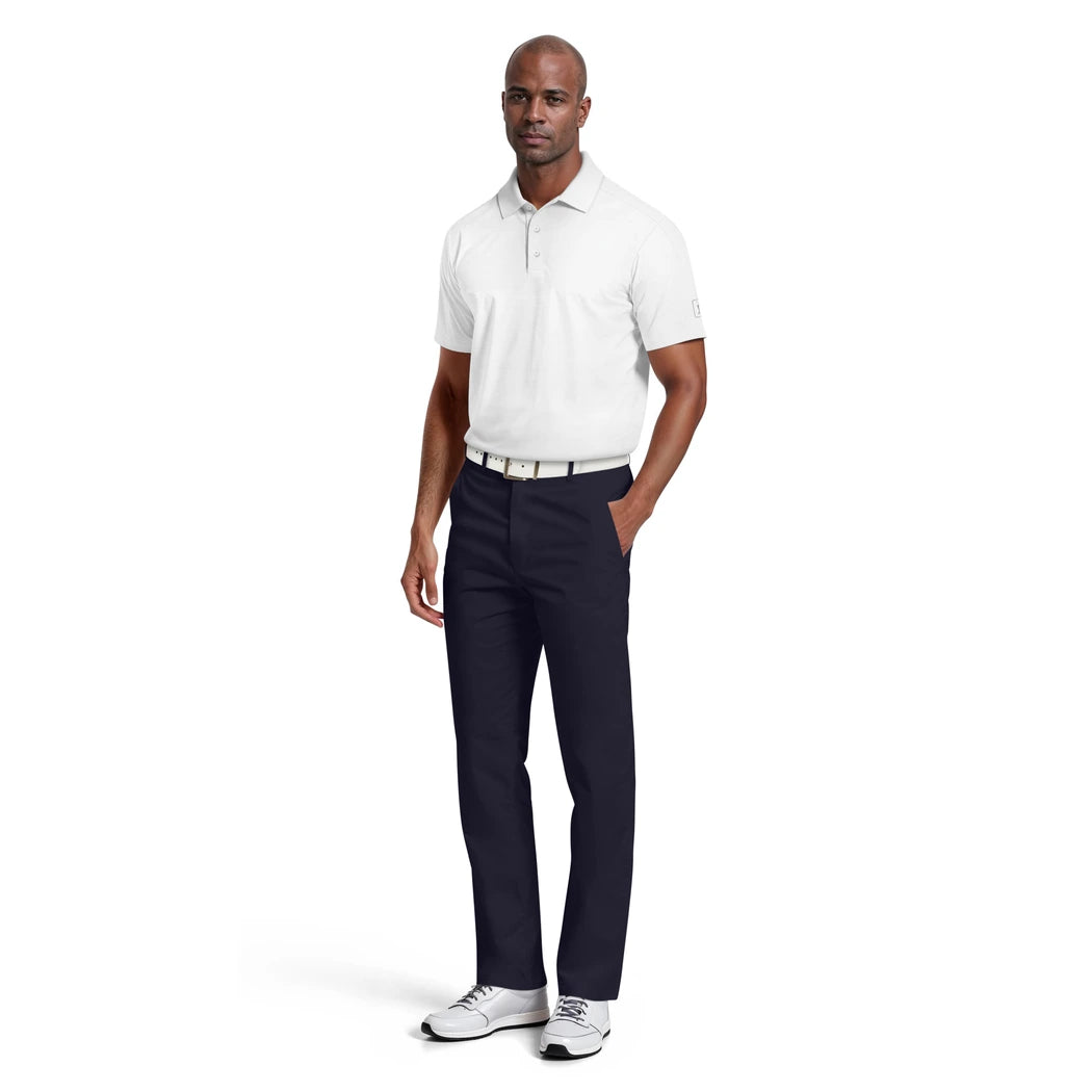 PGA Tour Solid Cooling Pique Herre Hvit