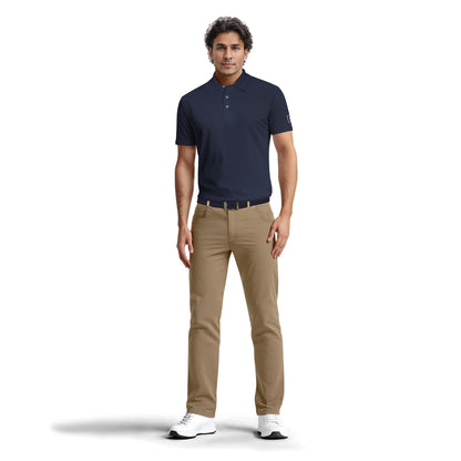 PGA Tour Solid Cooling Pique Herre Navy