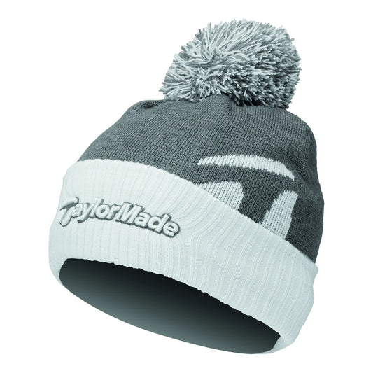 TaylorMade Bobble Beanie Lue Charcoal/Heath