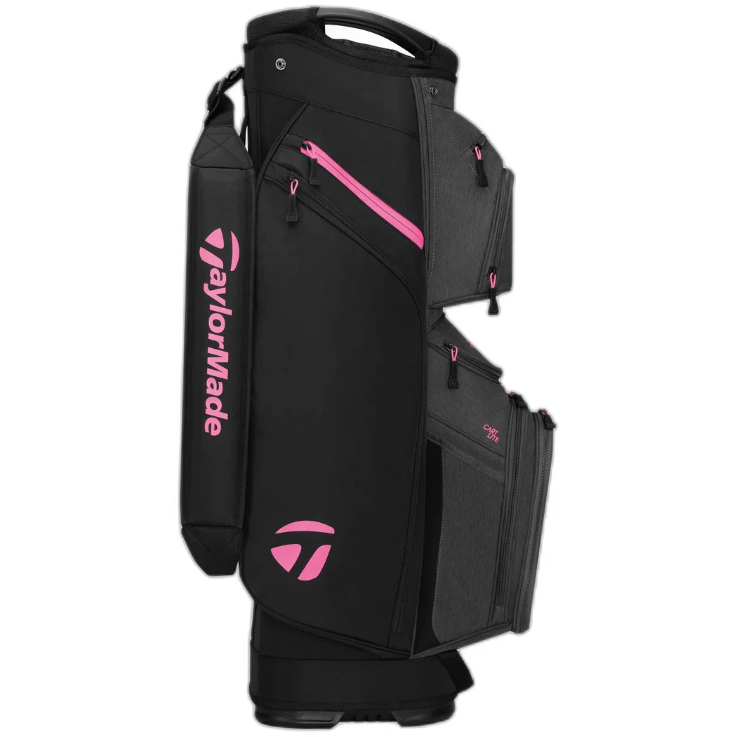 TaylorMade Cart Lite Trallebag Sort/Grå/Rosa