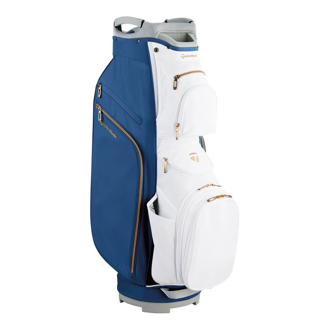 TaylorMade Kalea Gold Cart Bag - Navy/White