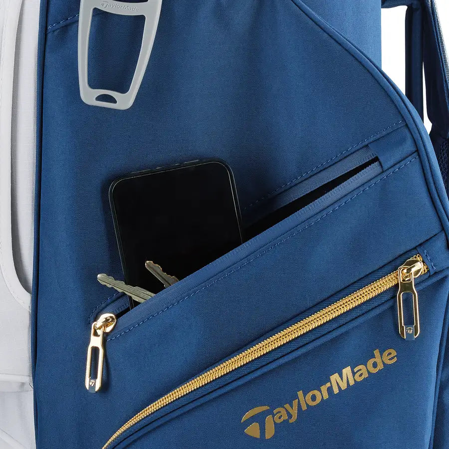 TaylorMade Kalea Gold Cart Bag - Navy/White