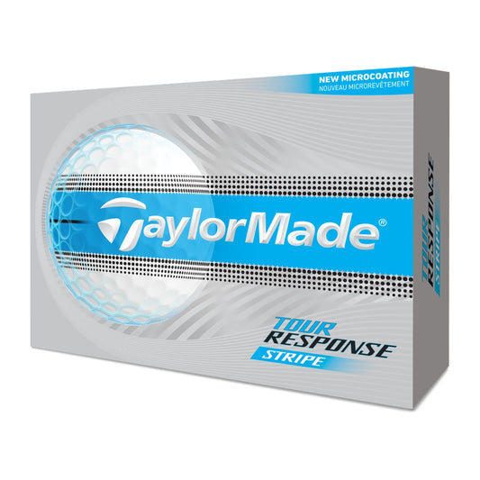 TaylorMade Tour Response Stripe Golfball Hvit/Blå