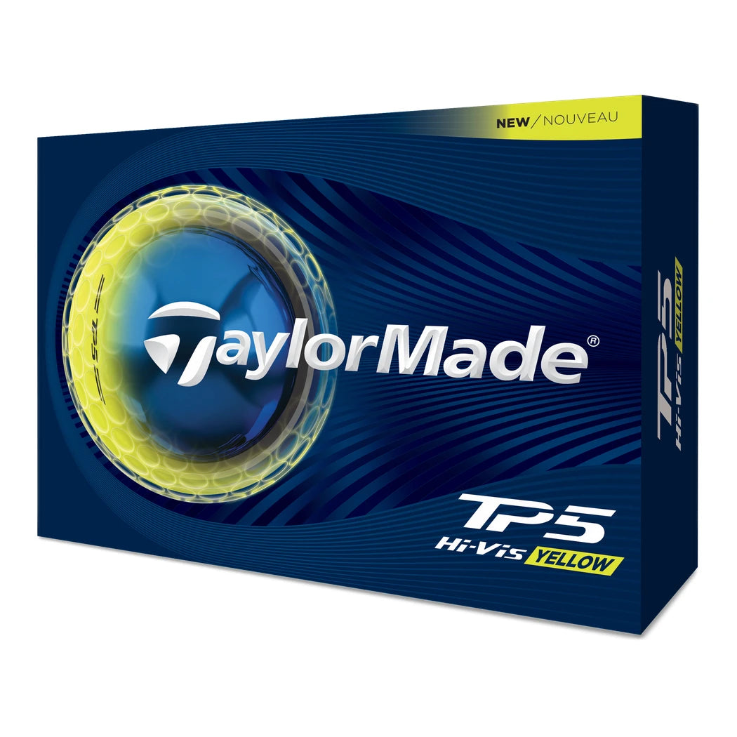 TaylorMade TP5 Golfball Gul