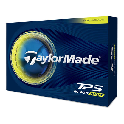 TaylorMade TP5 Golfball Gul