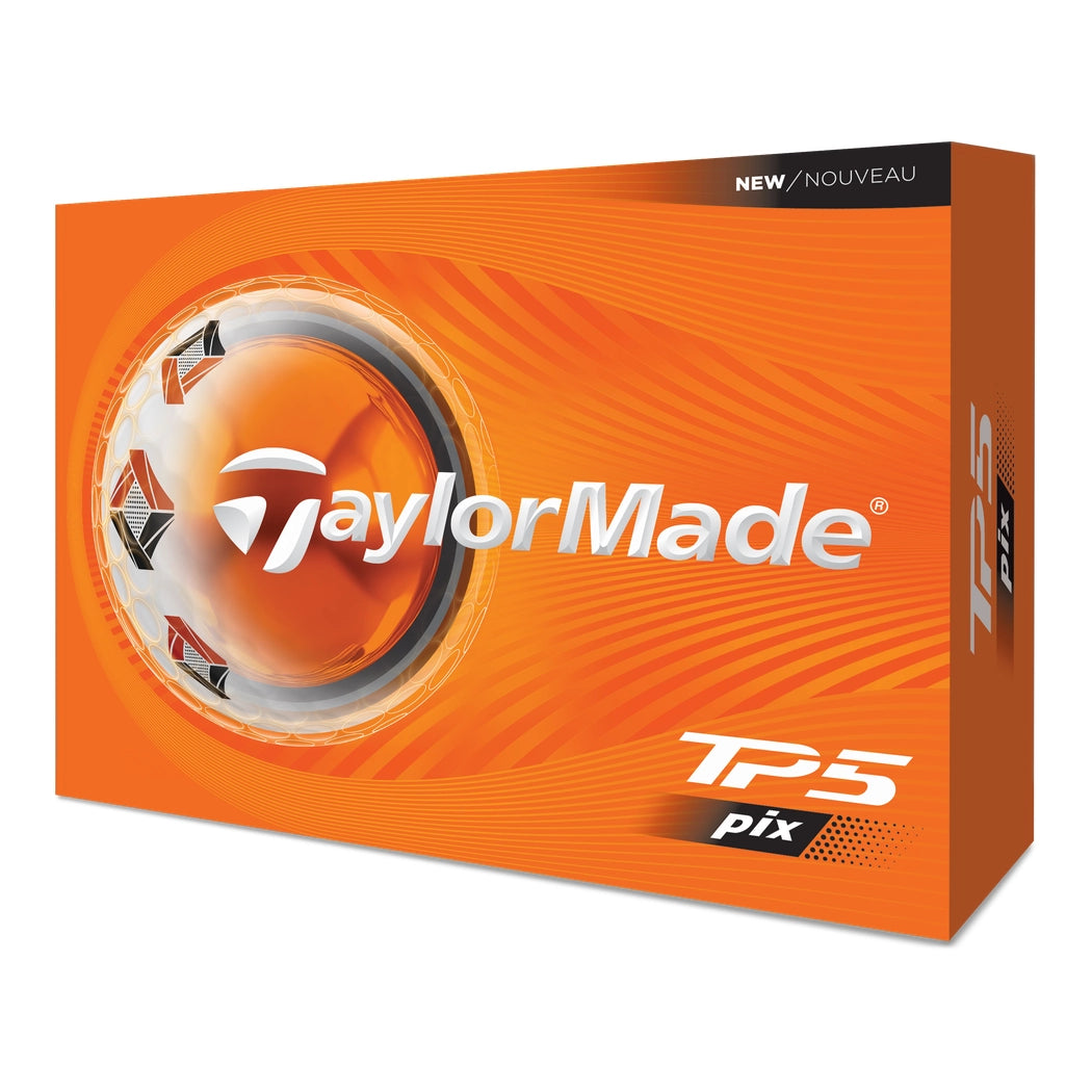 TaylorMade TP5 Pix Golfball Hvit