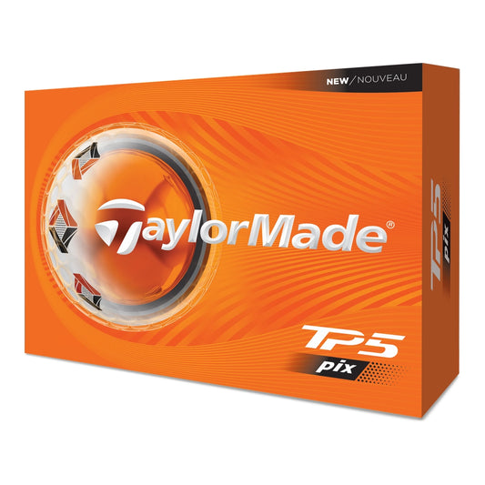 TaylorMade TP5 Pix Golfball Hvit