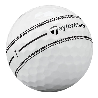 TaylorMade TP5 Stripe Golfball Hvit